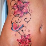 Tattoo Blume Lilie:Flower Lily 5.jpg