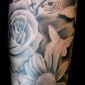 Tattoo Miscellaneous Uhr und Blumen:Watch and Flowers.jpg